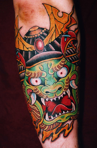 japanese demon tattoo. Japanese Tattoo Art In The